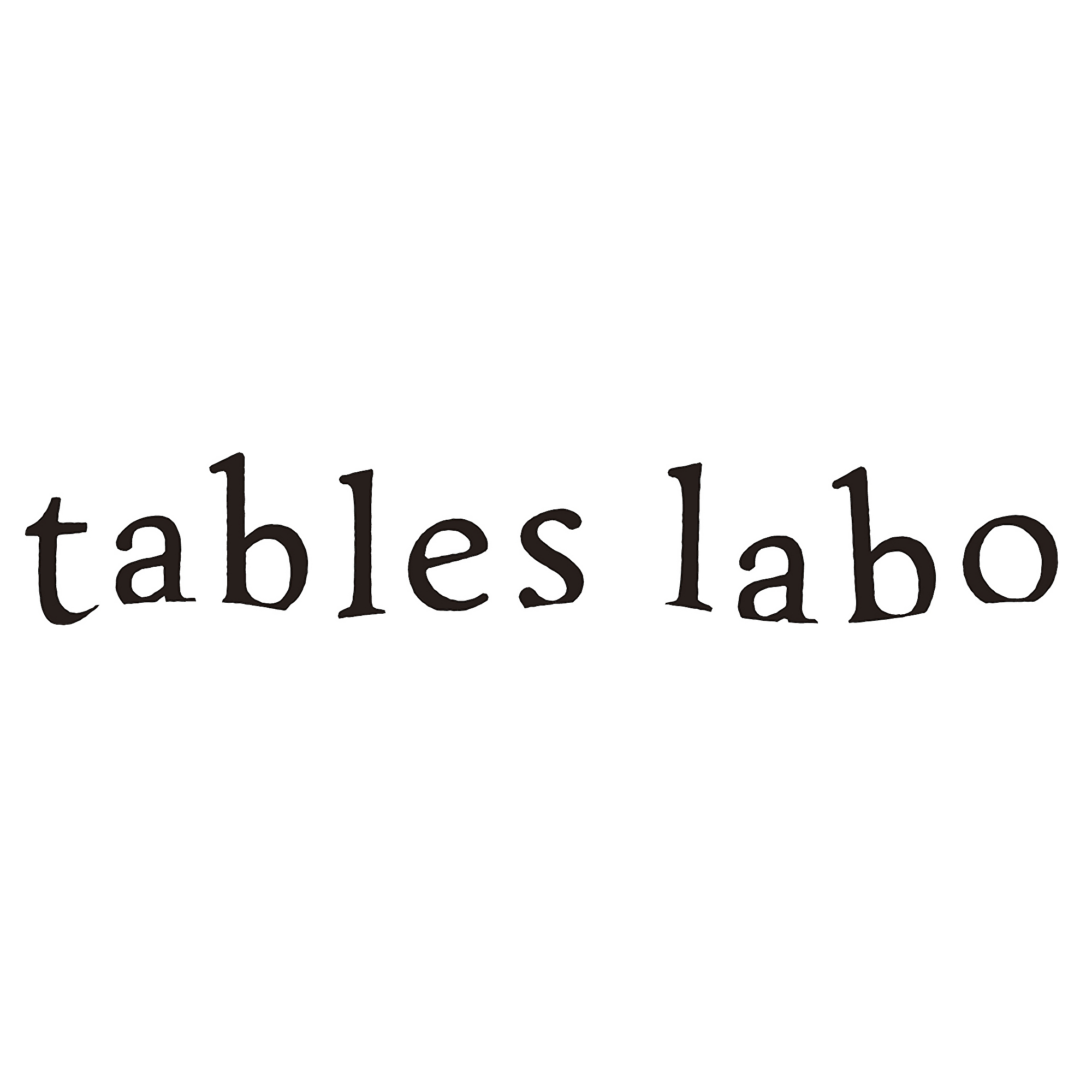 【POP UP】tables labo