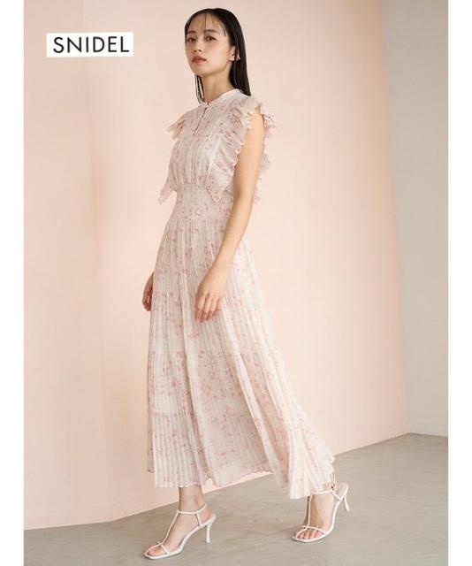 【SNIDEL】大人気!サステナフリルワンピース