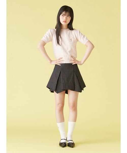 ＜LILY BROWN＞ Lily Bear サマーケーブルニット