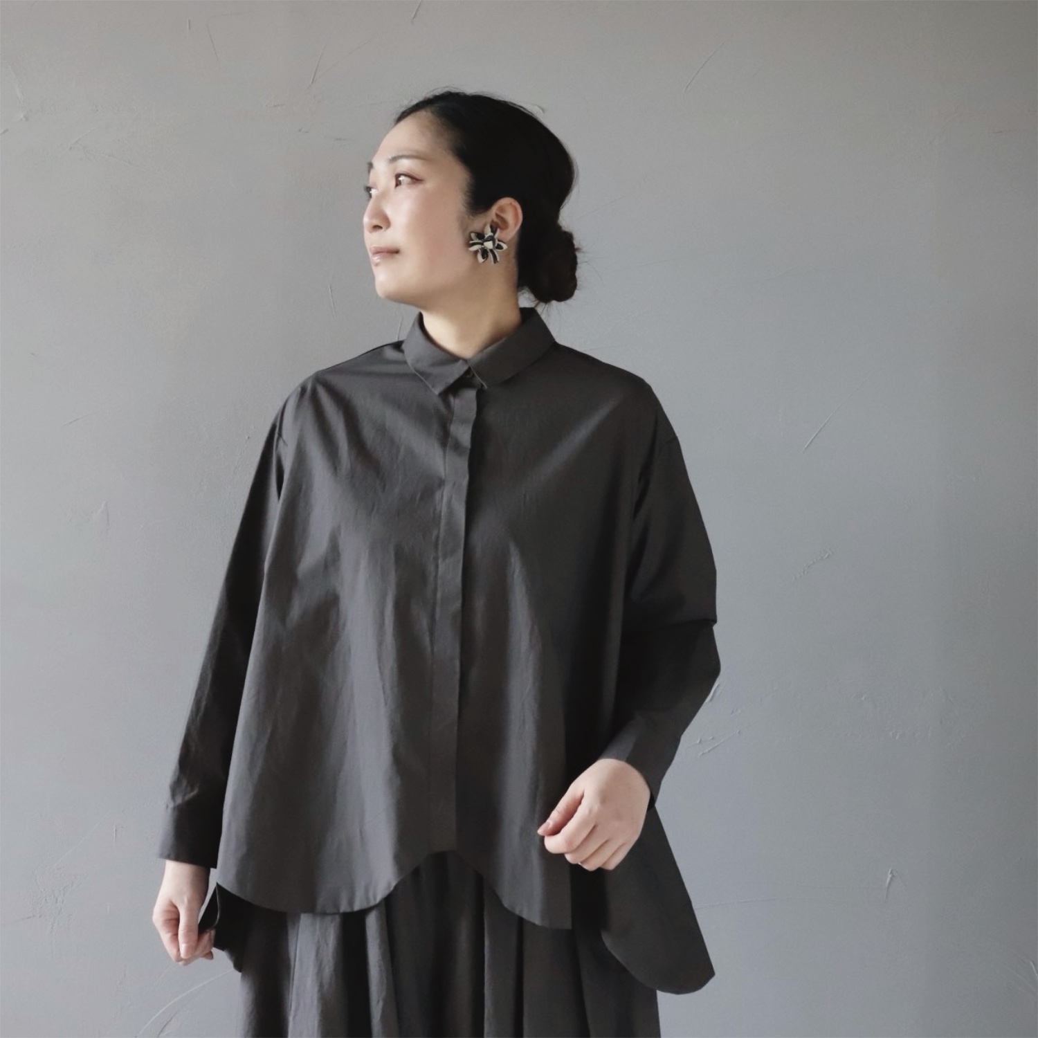 すそがもくもくブラウス【Le-Fluy×ZIPANG】