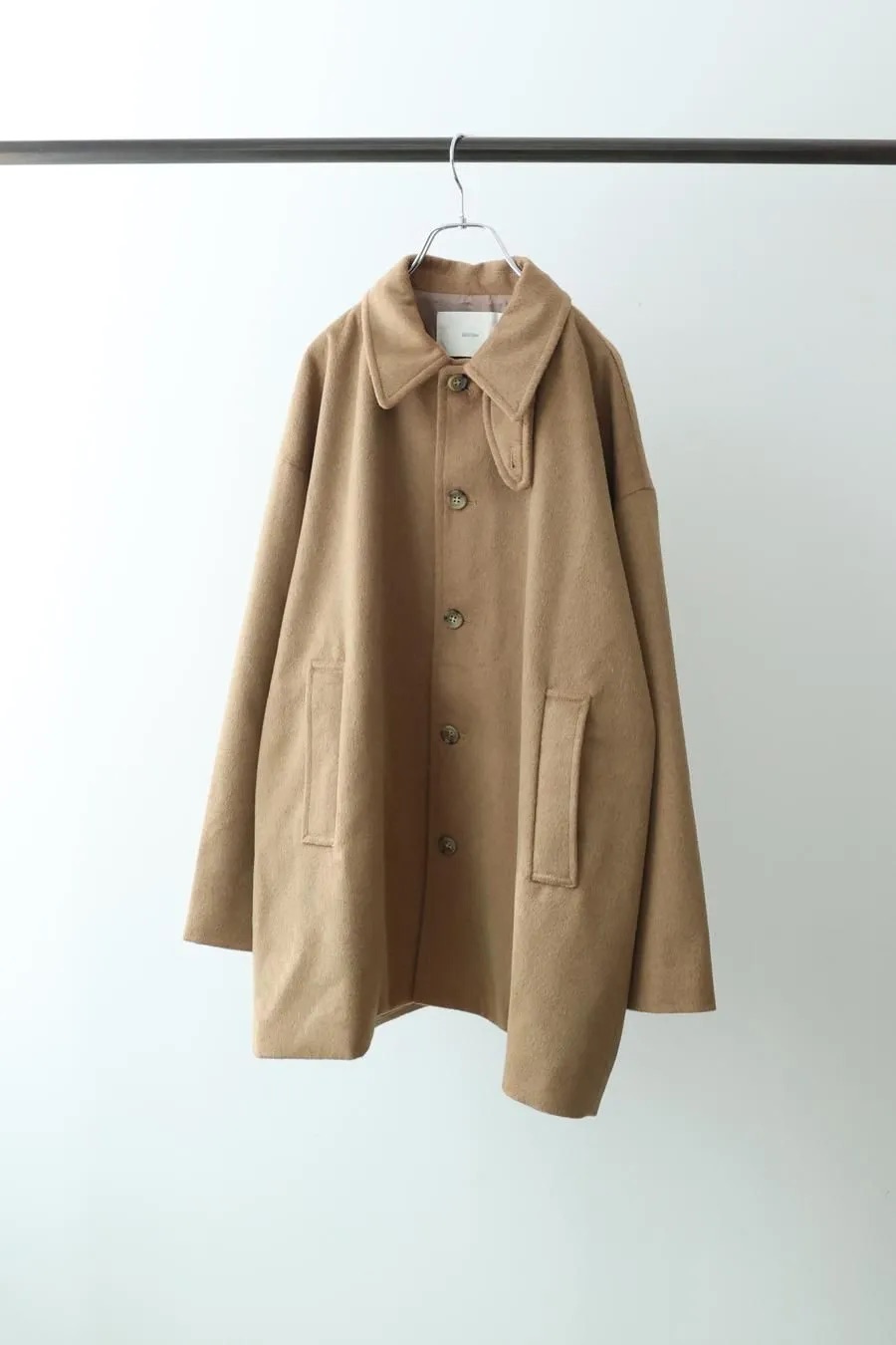 \新作/ステンカラーミドルコート