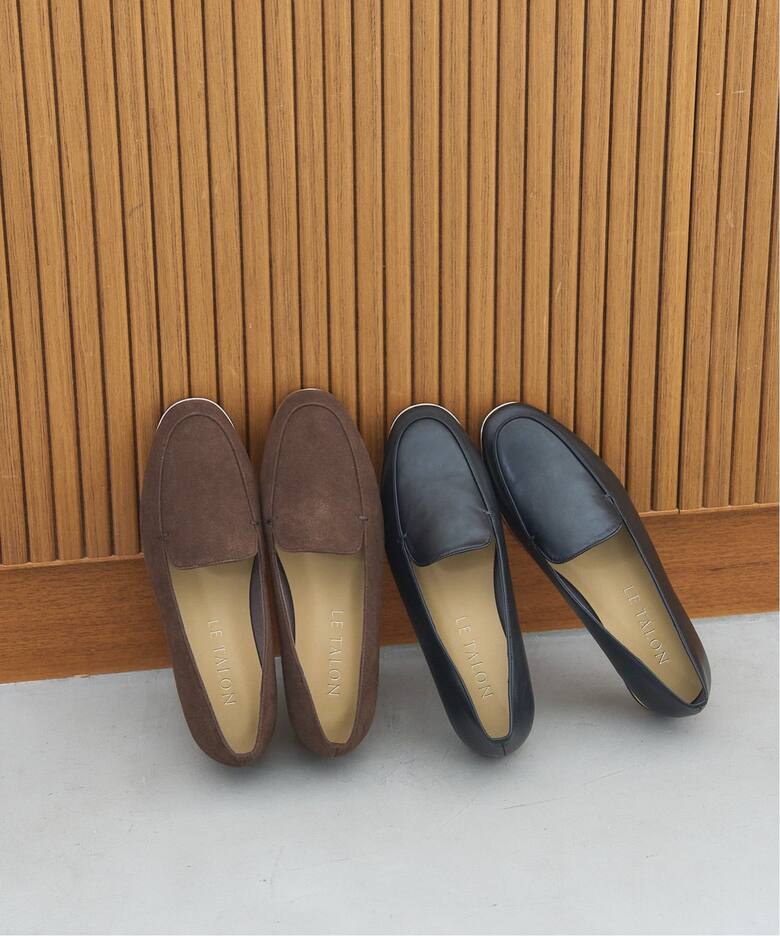 ＼幅広さん要check♪／メタルがかわいい楽ちんローファー