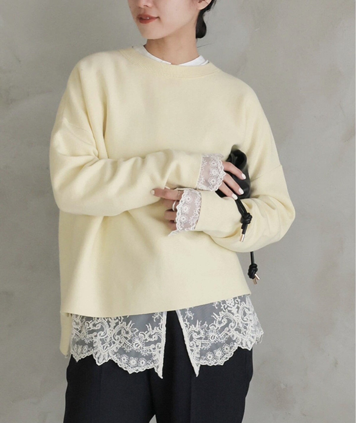 春まで使えるSLOBE名品ニット♡