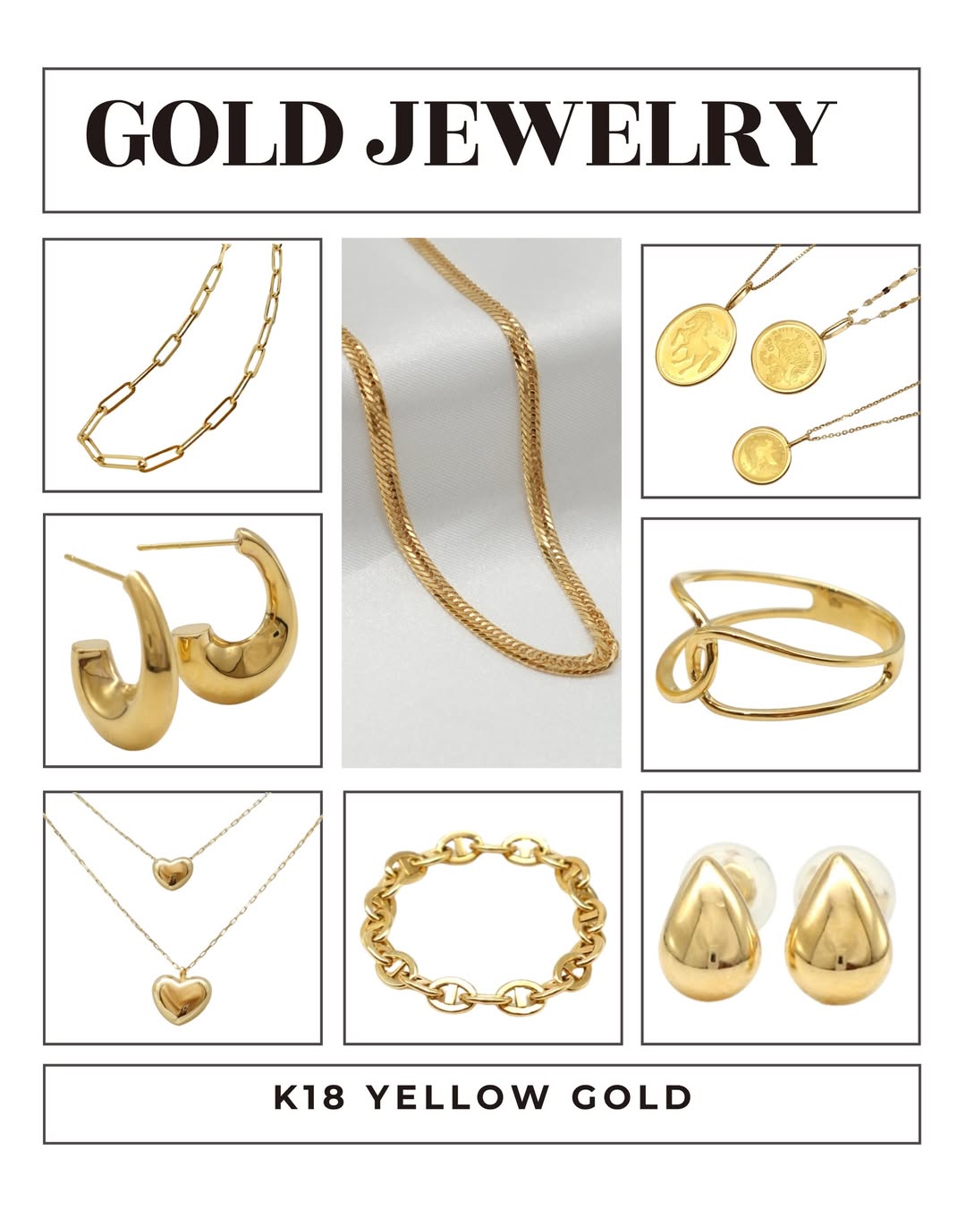 K18 GOLD JEWELRY