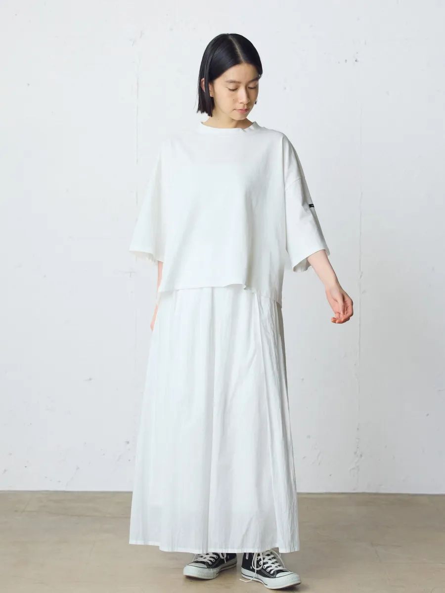 mock neck wide pullover