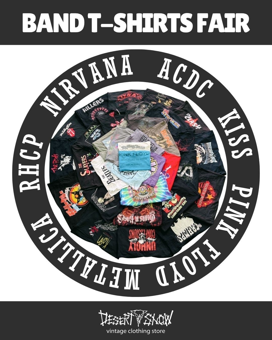 Band T-Shirts 大量入荷！