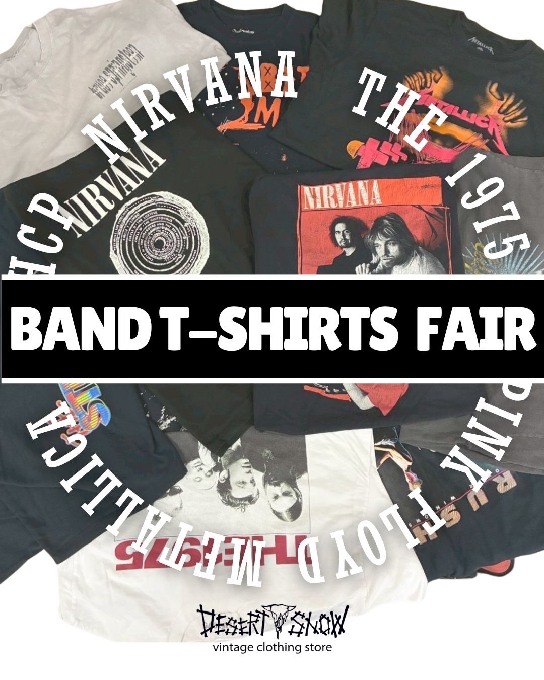 Band T-Shirts 大量入荷！