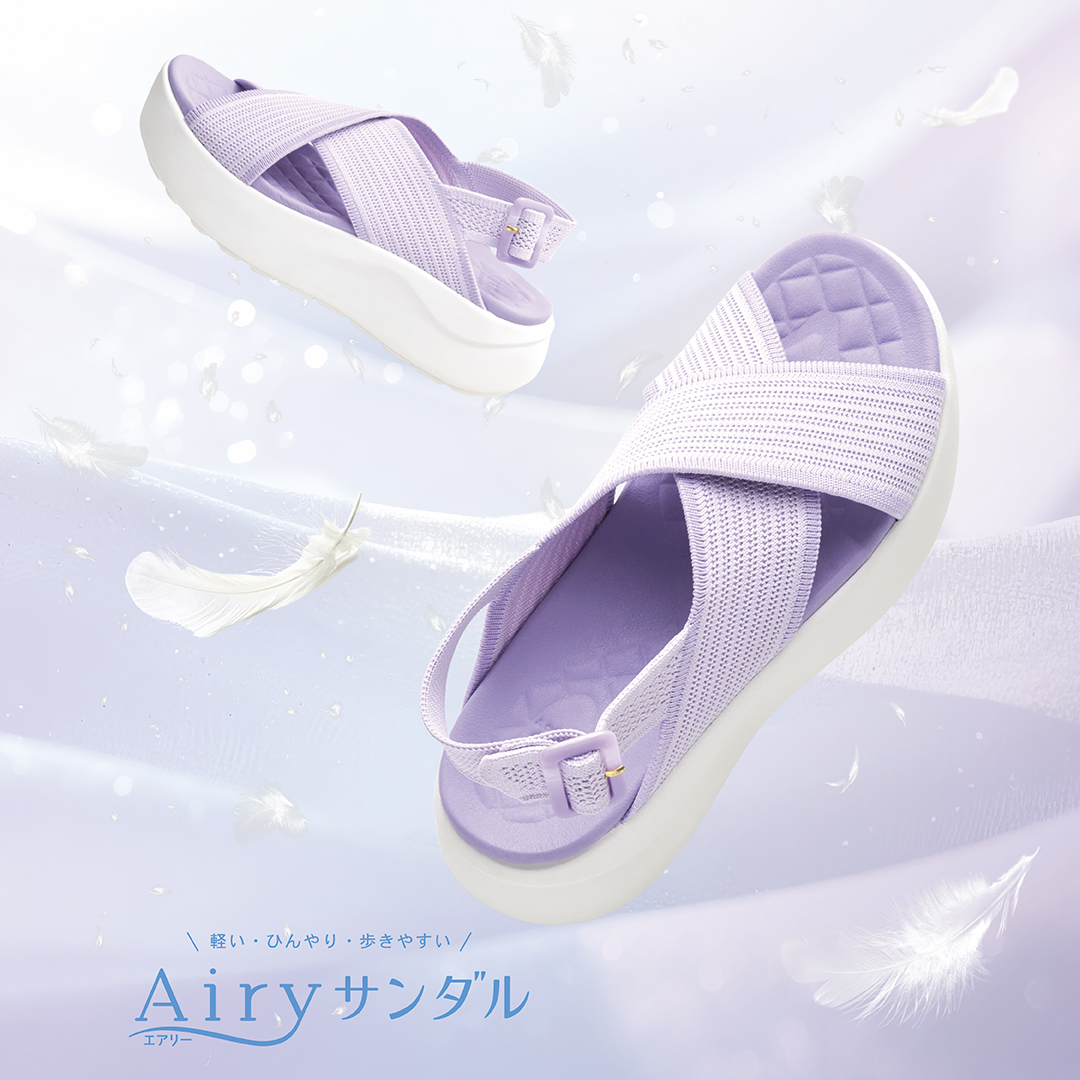 夏オススメ【ひんやりFITサンダル】