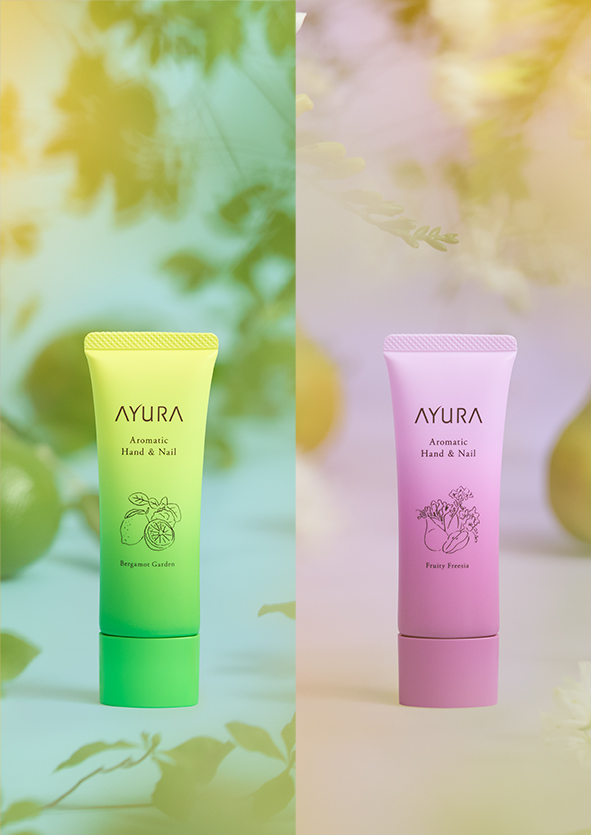 『薫る手肌へ』 アユーラから、香りで満たすハンドクリーム 「アロマティックハンド&ネイル」が登場!