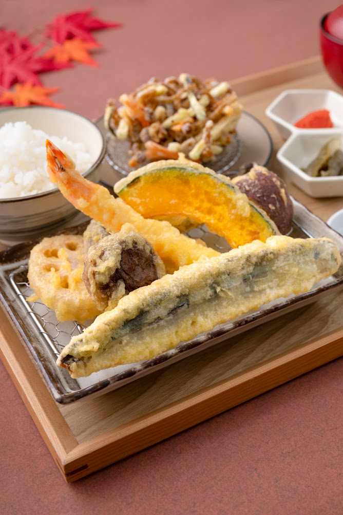 秋限定！季節の天ぷら御膳