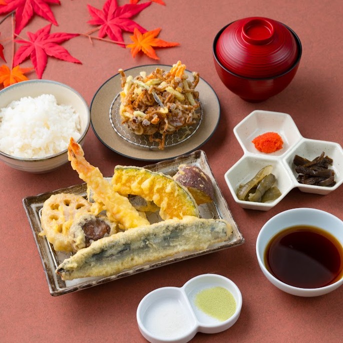 秋限定!季節の天ぷら御膳
